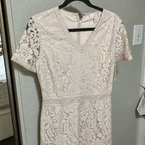 Rachel parcell midi pink dress